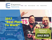 Tablet Screenshot of expstores.com